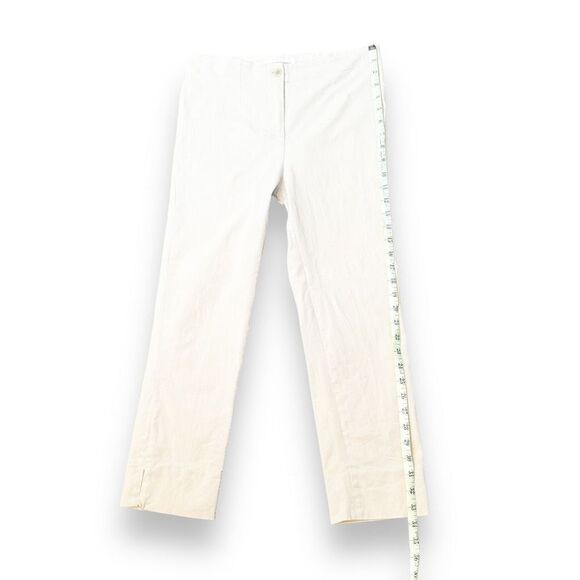 Amina Rubinacci Napoli Women’s Cherie Guya Gray Khaki Capri Size 42 - Fit XS 0-2 - Picture 9 of 12